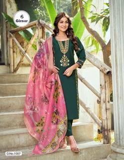 Girnar jasmine vol 1 wholesale kurties for singles